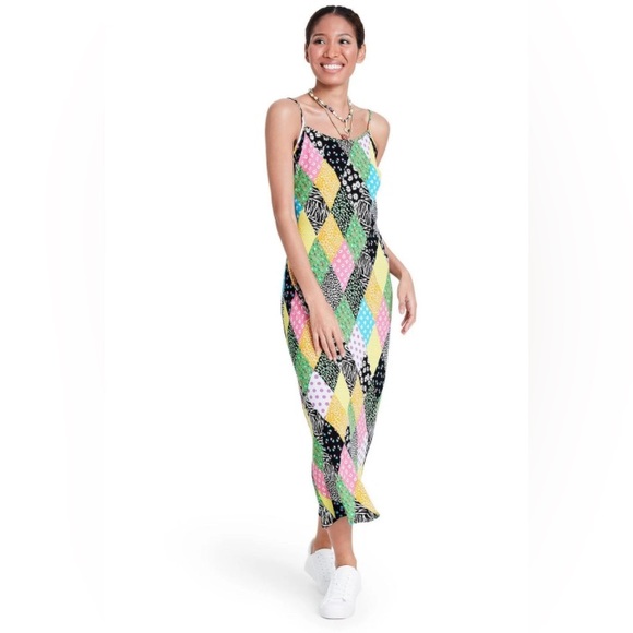 RIXO forTarget Sleeveless Patchwork Slip Dress Size XS - Picture 2 of 14